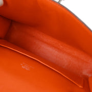 Hermes * Orange Lizard Kelly Pochette Handbag