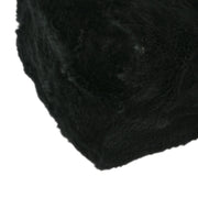 Fendi Black Fur Hobo Handbag