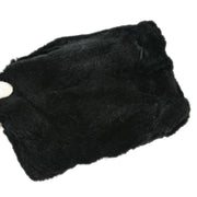 Fendi Black Fur Hobo Handbag