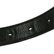 Chanel Black Caviar Turnlock Belt #70/28 Small Good