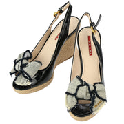 Prada * Black Shoes Sandals #37