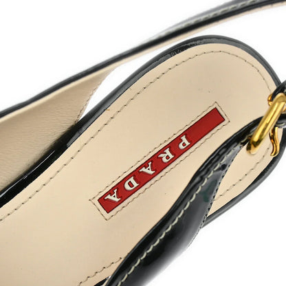 Prada * Ribbon Sandals Wedge Shoes #37