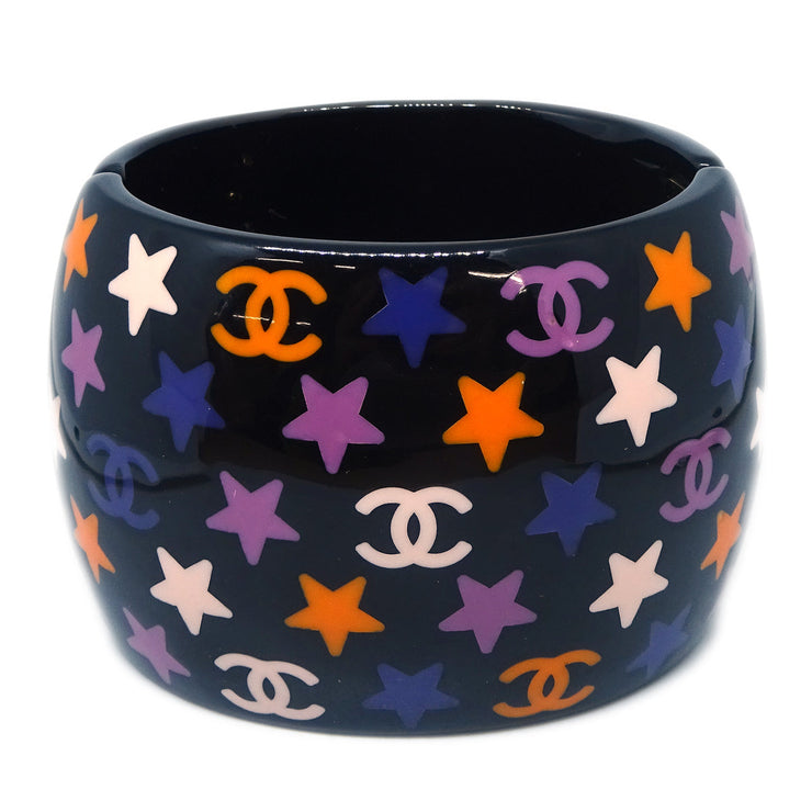 Chanel Bracelet Bangle Black 03A