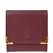 Cartier Coin Purse Wallet Bordeaux