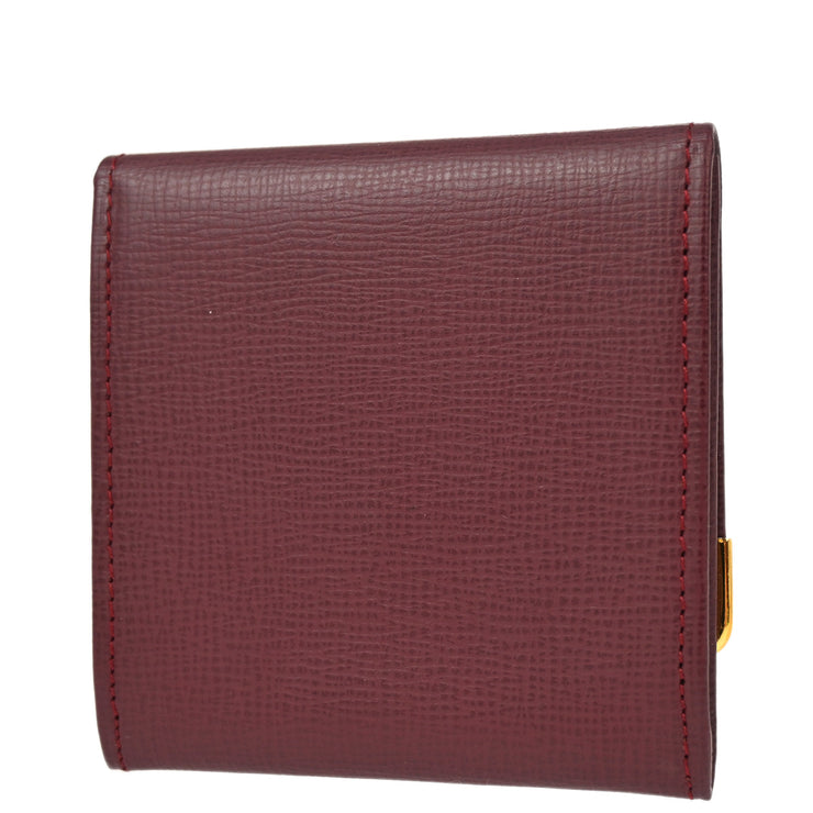 Cartier Coin Purse Wallet Bordeaux