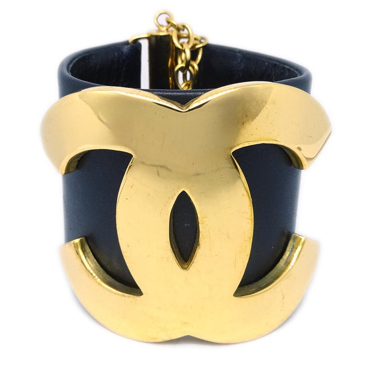 Chanel Bracelet Bangle Black 29