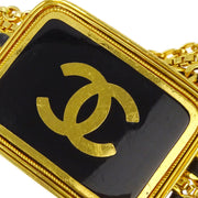 Chanel Buckle Chain Belt Black 96A Small Good