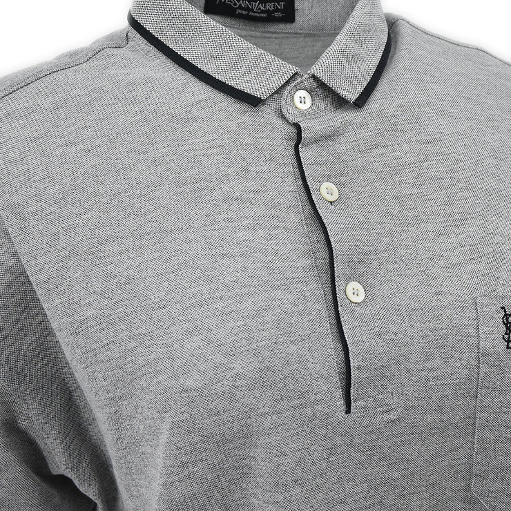 Yves Saint Laurent Polo Shirt Gray