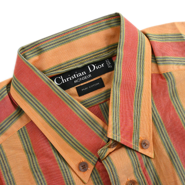 Christian Dior Short Sleeve Shirt Orange