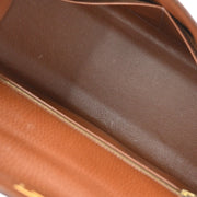 Hermes Brown Ardennes Kelly 32 Sellier 2way Shoulder Handbag