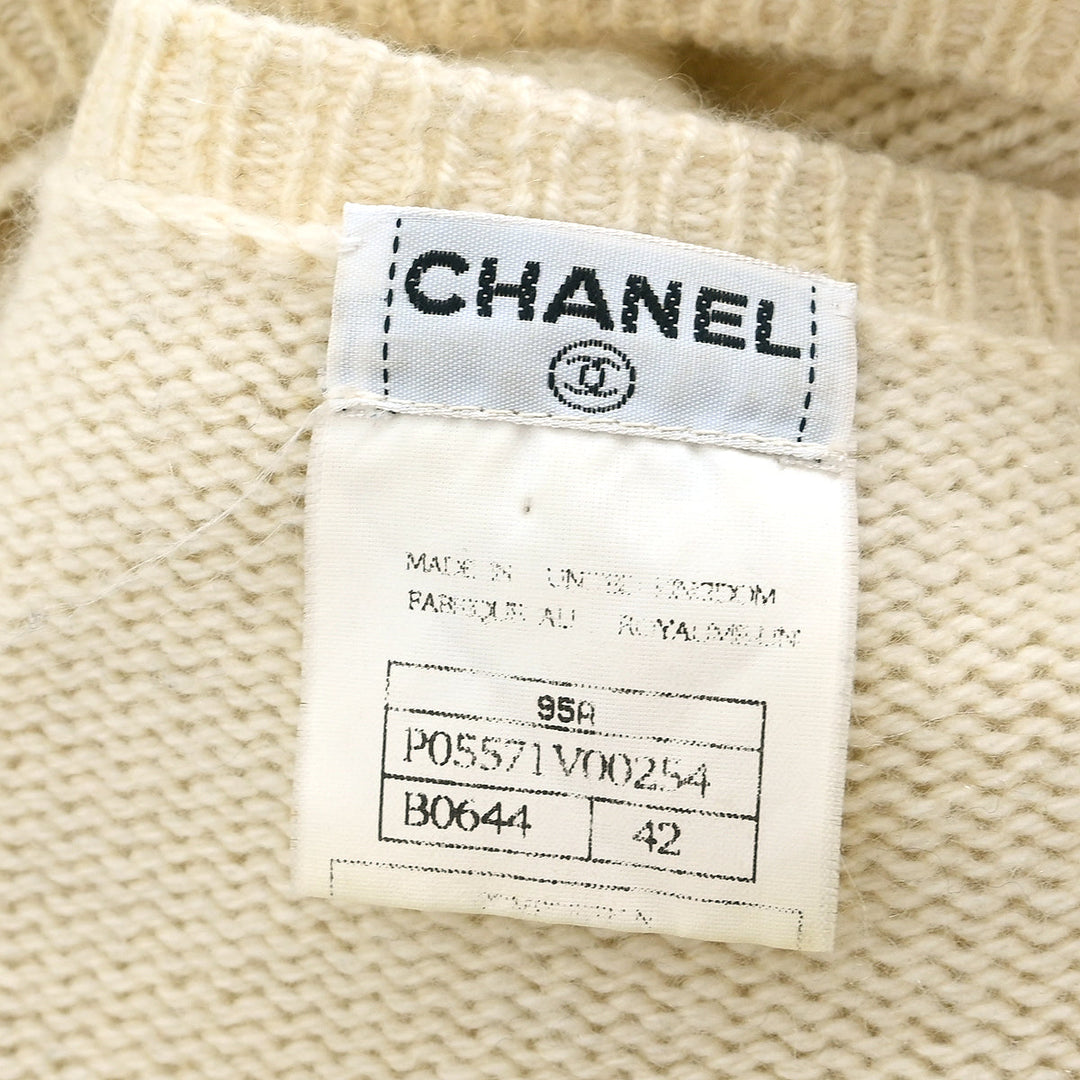 Chanel 1995 Sweater Off-white #42 – AMORE Vintage Tokyo Chanel 1995 Sweater Off-white #42 – AMORE Vintage Tokyo
