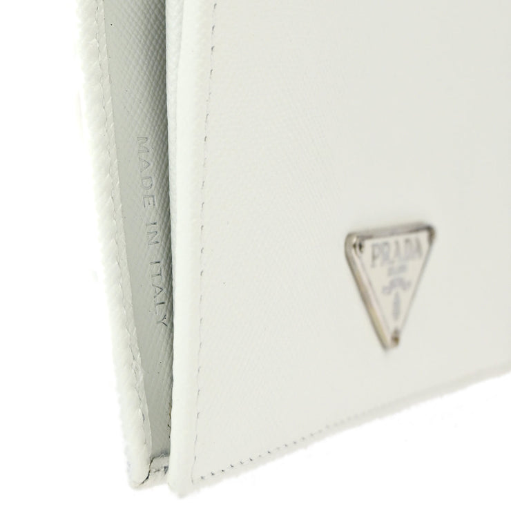 Prada White Bifold Wallet