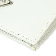 Prada White Bifold Wallet