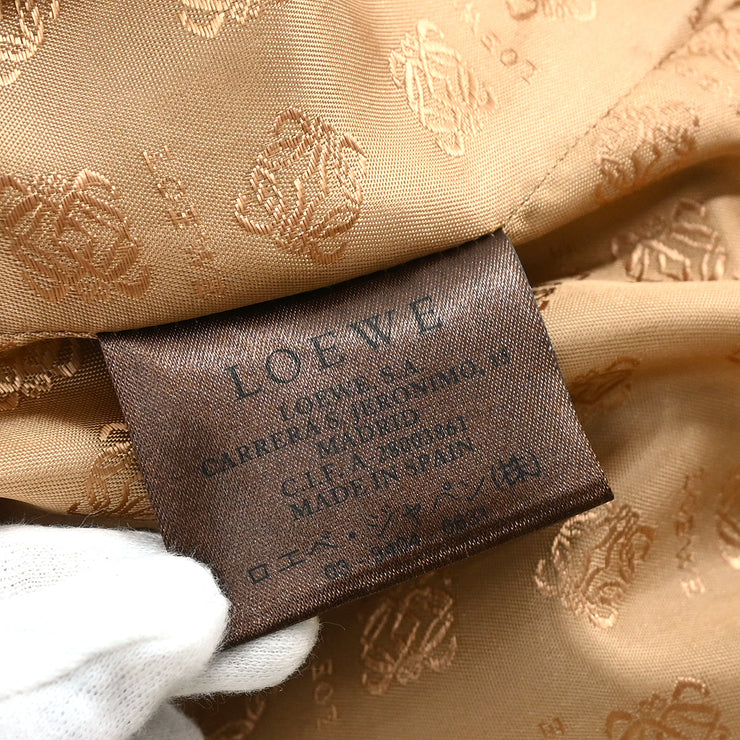 Loewe Single Breasted Jacket Brown Lambskin #42