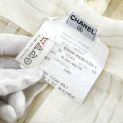 Chanel Shirt Blouse White 03317 #38