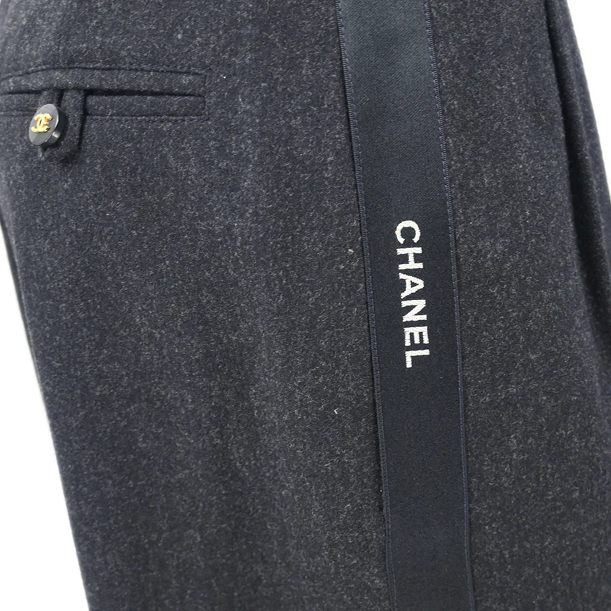 Chanel Long Pants Dark Gray #40