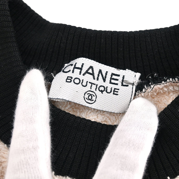 Chanel Sweatshirt Top Off-white