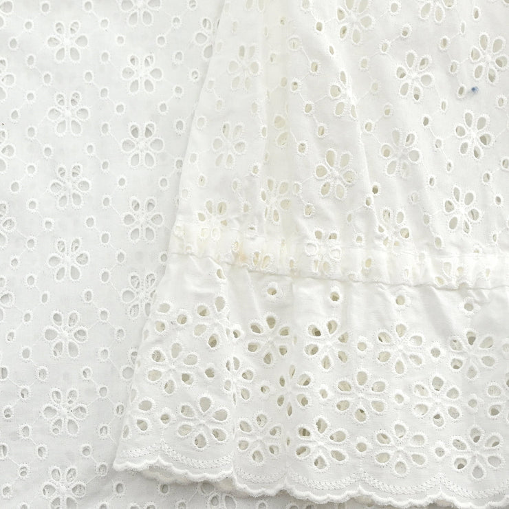 Chanel 2001 Lace Blouse White #36