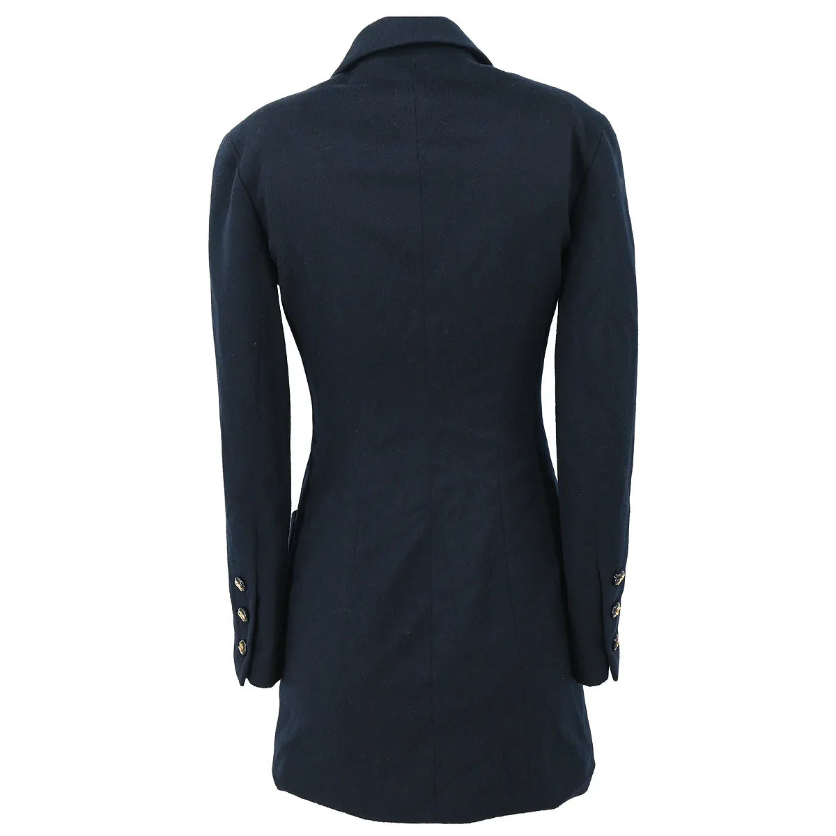 Chanel 1993 Single Breasted Jacket Navy #34