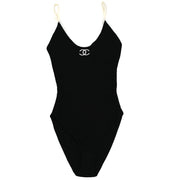 Chanel 1994 Sleeveless Dress Leotard Black #36