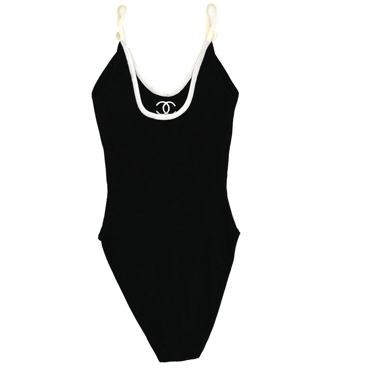 Chanel 1994 Sleeveless Dress Leotard Black #36