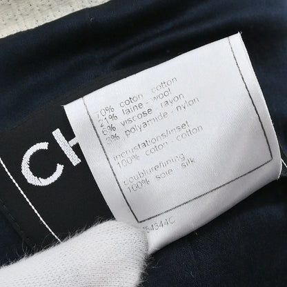 Chanel 2006 Single Breasted Jacket Navy #40