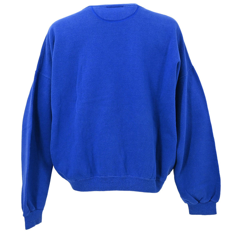 Chanel Sweatshirt Blue SAISON 01 XL AMORE Vintage Tokyo