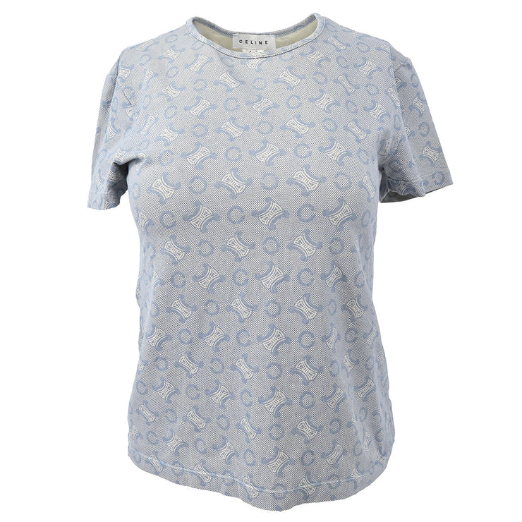 Celine Macadam T-shirt Light Blue #L