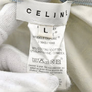 Celine Macadam T-shirt Light Blue #L