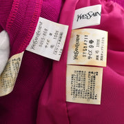 Yves Saint Laurent Setup Suit Jacket Skirt Pink #M #9