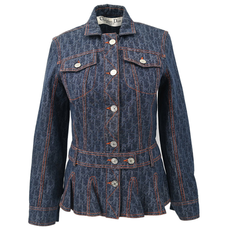 Christian 2006 Dior Denim Jacket Navy #38