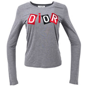 Christian 2004 Dior Long Sleeve T-shirt Gray #42