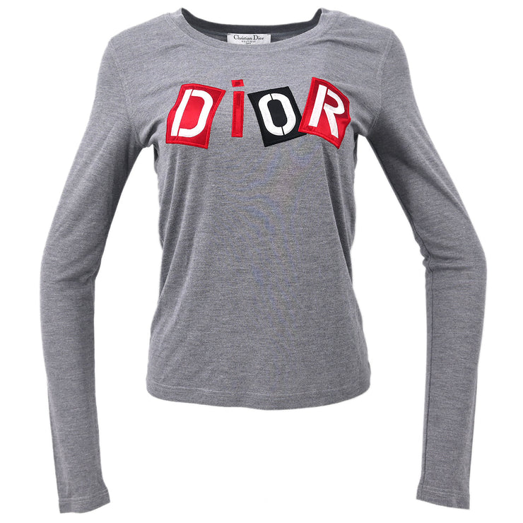 Christian 2004 Dior Long Sleeve T-shirt Gray #42