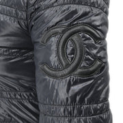 Chanel 2009 Sport Line Zip Up Hooded Jacket Black #38