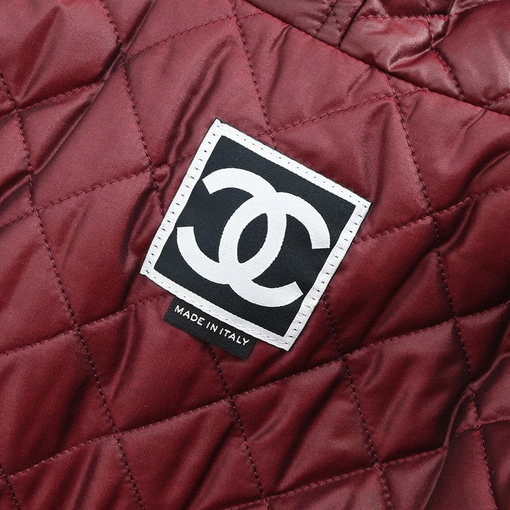 Chanel 2009 Sport Line Zip Up Hooded Jacket Black #38