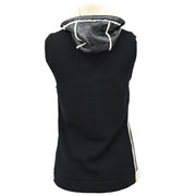 Chanel 2008 Sleeveless Hooded Vest Jacket Black #38