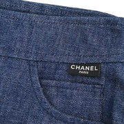 Chanel 1999 Denim Skirt Indigo #44