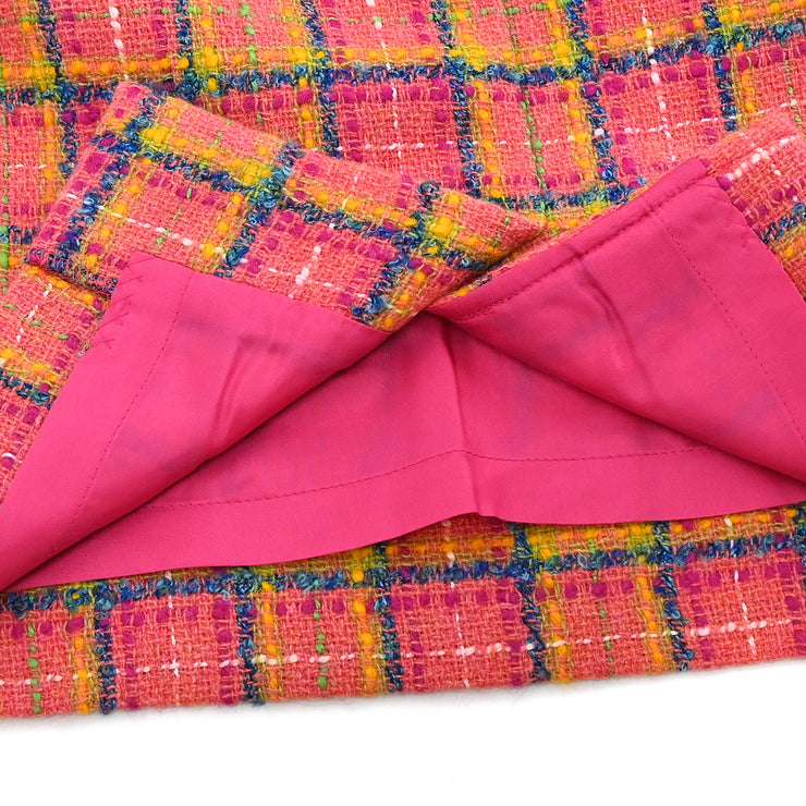 Yves Saint Laurent Setup Suit Jacket Skirt Pink #36