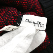 Christian Dior Sleeveless Vest Sweater Top Red #M