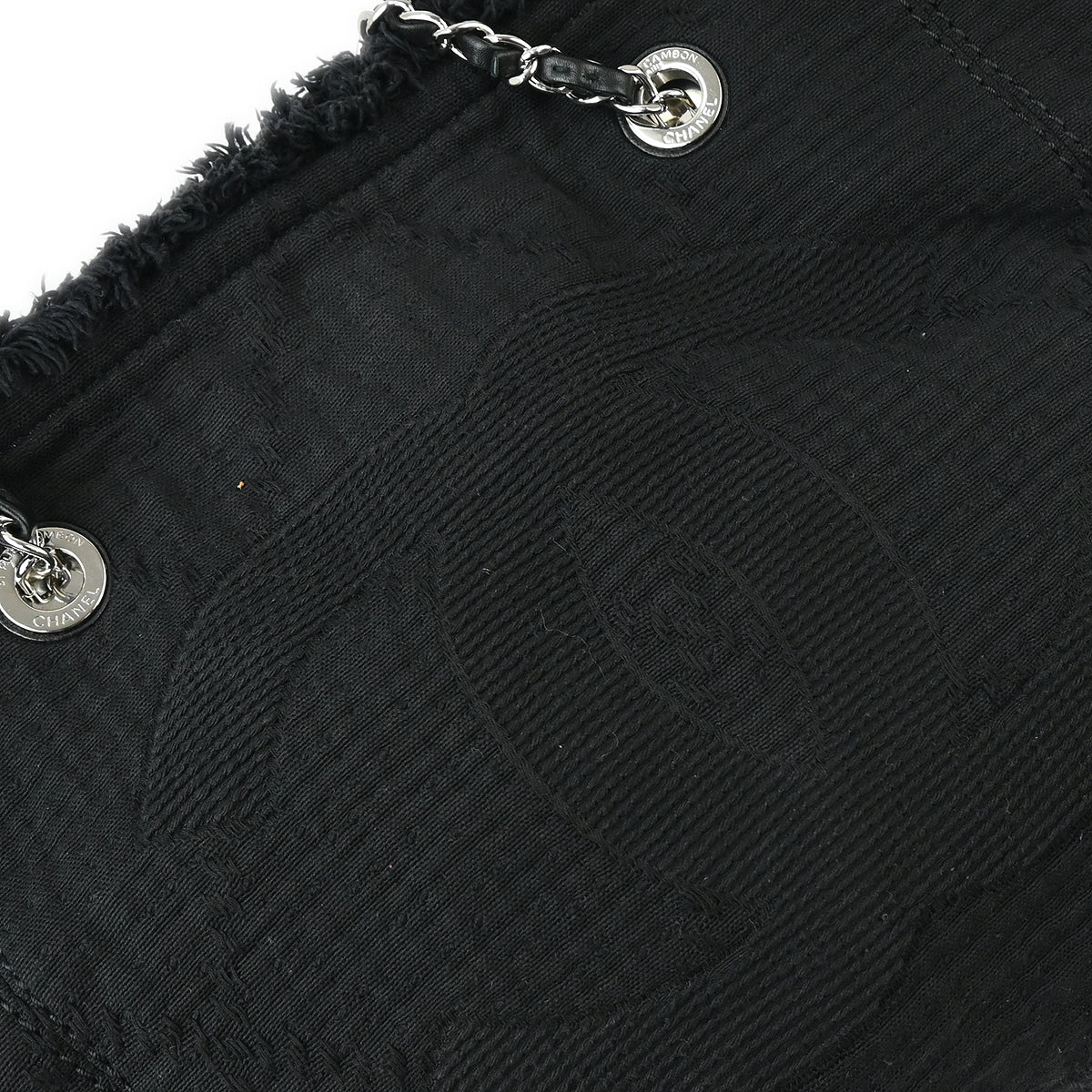 Chanel 2019 Black Canvas Double Face Tote Bag