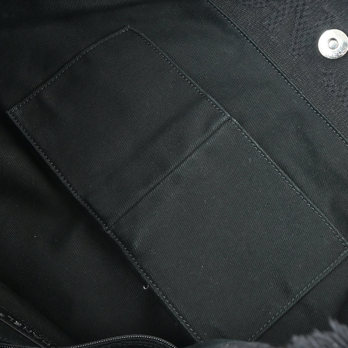 Chanel 2019 Black Canvas Double Face Tote Bag