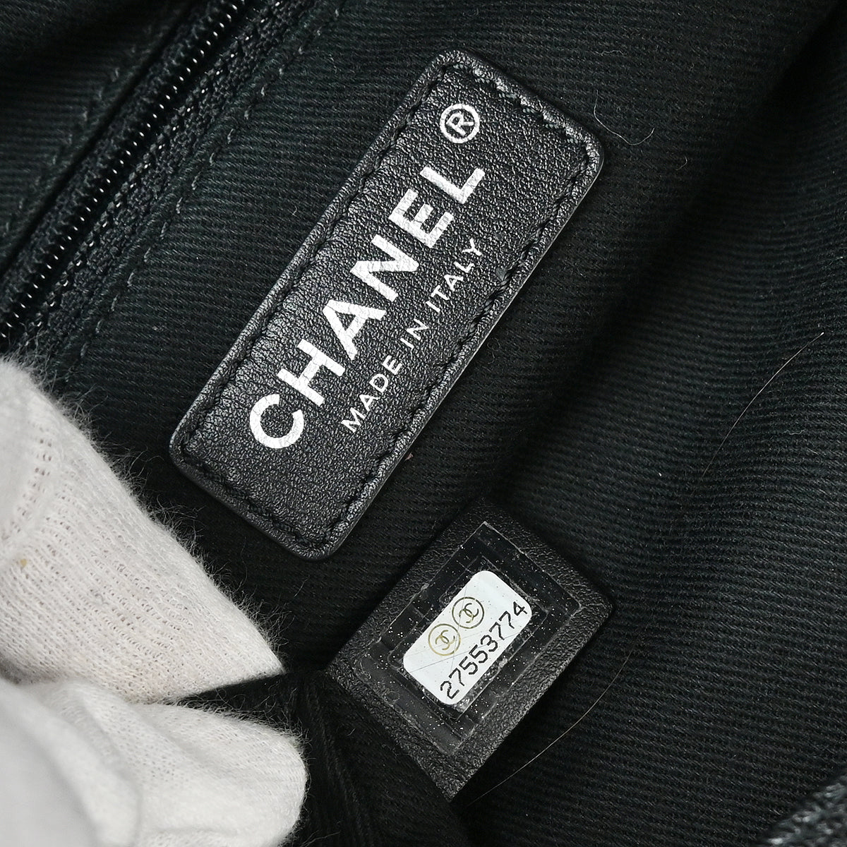 Chanel 2019 Black Canvas Double Face Tote Bag