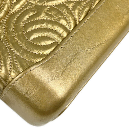 Chanel 2019 Gold Calfskin Small Gabrielle Shoulder Bag