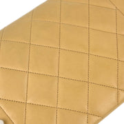 Chanel Beige Lambskin Small Diana Shoulder Bag