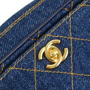 Chanel * 1994-1996 Blue Denim Lambskin Camera Bag Mini