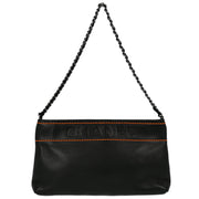 Chanel Black Lambskin Lax Handbag