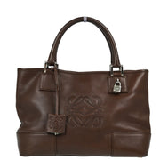 Loewe Brown Fusta 30 Tote Handbag