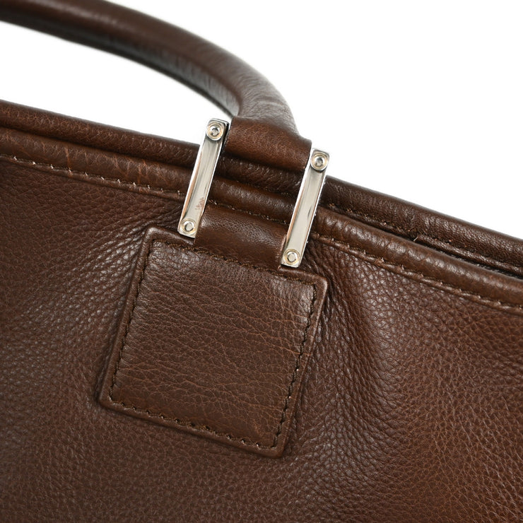 Loewe Brown Fusta 30 Tote Handbag