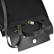 Hermes Black Toile Officier Herbag a Dos Backpack