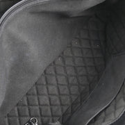 Chanel Black Perforated Calfskin Tote Handbag